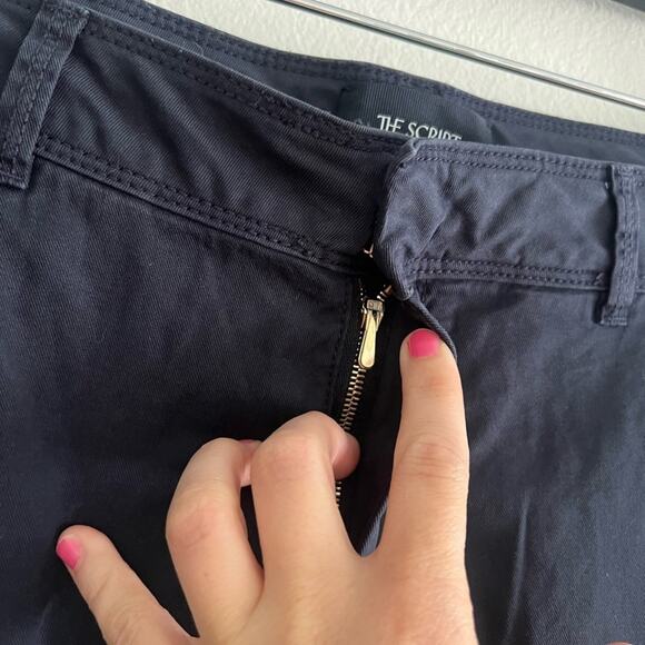 The Script Navy Blue Matilde Pants Size 6 - Picture 4 of 9